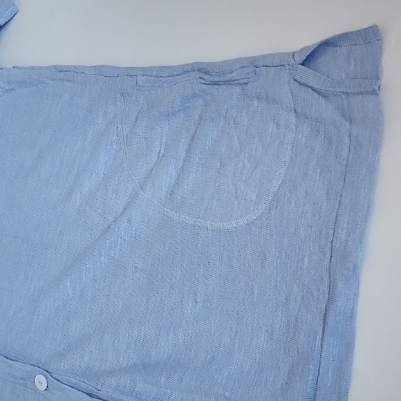 J. Jill Knit Linen Cardigan Shirt/ Size  XL/PETITE - Picture 10 of 11